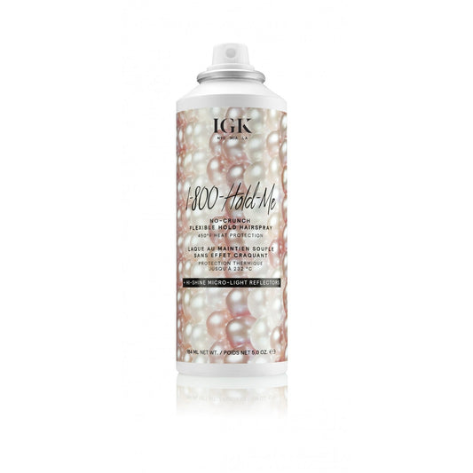 IGK 1-800-HOLD-ME No-Crunch Flexible Hold Hairspray 5oz